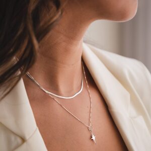 Collar Estrella Fugaz - Choker Cinta Small