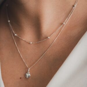 Collar Corazón - Choker Veneciano