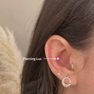 Piercing Labret Luz Titanio Grado Implante