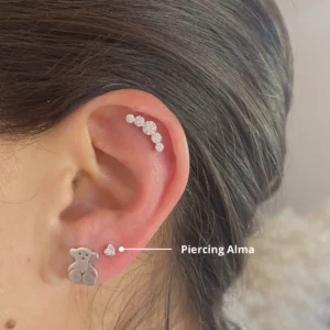 Piercing Labret Alma Titanio Grado Implante