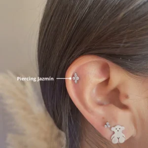 Piercing Labret Jazmín Titanio Grado Implante