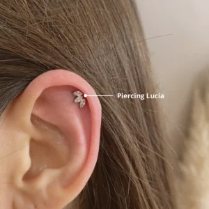 Piercing Labret Lucía Titanio Grado Implante