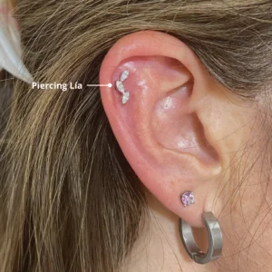 Piercing Labret Lía Titanio Grado Implante