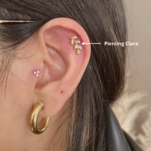 Piercing Labret Clara Titanio Grado Implante